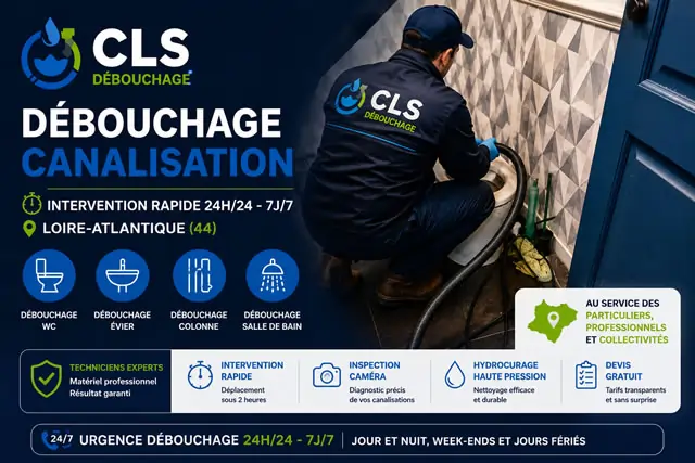 Débouchage canalisation - Clisson 44190